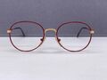 Brendel Brille Damen rot rund Panto Vintage metall retro 1980er 280
