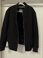 ZARA Herren Winterjacke – Schwarz (Bomberjacke mit Fellfutter, Größe M)