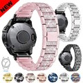Quick Fit Bling Metall Armband Für Garmin Fenix 8 7X 7 6X/6 Pro 5X/5 Plus 3/3 HR