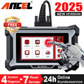 2025 Profi Auto Diagnosegerät KFZ OBD2 Scanner Fehlerauslesegerät ABS EPB Reset