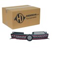 DIEDERICHS SPORT GRILL KÜHLERGRILL SCHWARZ ROT passend für VW GOLF VI GTI-Look