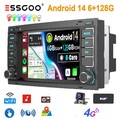 DAB+KAM Für VW T5 Multivan Transporter Android14 Autoradio Carplay GPS Navi 128G