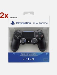 2 Stück Playstation 4 Sony DualShock 4 Wireless Controller V2-schwarzNeu✅ Doppel Pack Angebot ✅ 1+1=2 ✅ Blitz Versand
