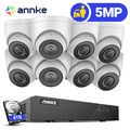 ANNKE POE 6MP NVR 5MP IP Überwachungskamera Set Außen Mit Mikrofon Fernzugriff 
