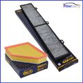 Innenraumfilter Pollenfilter Aktivkohle + Luftfilter BMW 1er E81 E87 E90 E91
