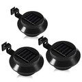 3X LED Solarleuchten Garten Dachrinnenleuchte Zaunleuchte Außenleuchten lampe DE