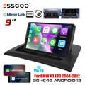 Carplay 2+64G Android 13 Autoradio GPS SAT NAV RDS FM Für BMW X3 E83 2004-2012