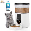 4L WIFI Futterautomat Katze & Hund Automatischer Futterspender mit Edelstahlnapf