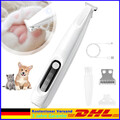 Profi Tierhaarschneider Akku Schermaschine Hund Katze Pfote Haarschneidemaschine