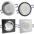10x LED Einbaustrahler Set schwenkbar flach 3W 5W 6,5W Aluminium 230 Volt Spot