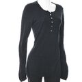 Tommy Hilfiger Damen Pullover Schwarz Größe XL 40% Leinen Neu RRP 65,99 EUR