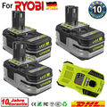 2x Für Ryobi Akku 18V 9Ah HP Lithium One Plus RB18L50 P108 Batterie/Ladegerät