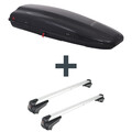 Dachbox G3 Arjes 480 + Dachträger G3 Clop infinity für Opel Astra J Typ P10 TOP