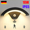 18W LED Wandlampe mit Bewegungsmelder Sensor Deko Außenleuchte IP65 Wandleuchte