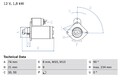 Anlasser Starter BOSCH 0 986 021 230 +123.90€ Pfand für E90 BMW X6 E83 E61 X5 X3