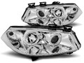 Angel Eyes Scheinwerfer Set für Renault Megane II BJ 11/02-12/05 Klar Chrom