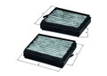 MAHLE Innenraumfilter LKK 116/S Aktivkohlefilter für W203 CLK CLC MERCEDES Model