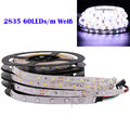 5m 12V 2835 5050 RGB LED Streifen Stripe Warm Kaltweiß Blau Leiste Band Dimmbar