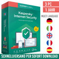Kaspersky Internet Security 2024 (Standard) - 3 Geräte - 1 Jahr | Sofortversand