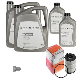 MAHLE Ölfilter 12 L Motoröl VW 0W-30 Longlife III FE für Audi R8 4.2 FSI