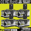 2x Original Für Ryobi Akku 18V 5,0Ah HP Lithium ONE Plus RB18L50 P108 /Ladegerät