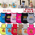 Süßes Hunde-Haustier-Welpen-Shirt T-Shirt Kleidung Mantel Bekleidung Kostüme  ↑