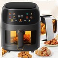8L Heißluftfritteuse XXL Air fryer Backofen Fritteusen Heißluft Friteuse Grill