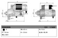 DSN3009 DENSO Starter für CHEVROLET,DAEWOO,OPEL,VAUXHALL