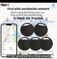 5 Stück Airtag Smart Tag  -  GPS-Tracker - kompatibel mit " Wo ist Iphone App " 