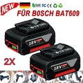 2X Original Akku für Bosch 18V 5,0Ah Professional GBA GSR GSB BAT618 BAT609 622