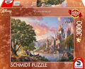 Schmidt Spiele 57372 Thomas Kinkade, Disney, Belles Magical World, 3000 Teile Pu
