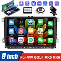 DAB+ Android 14 Carplay Autoradio GPS RDS Für VW GOLF 5 6 Touran EOS Tiguan Polo