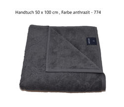 JOOP! Cornflower 1670  Duschtuch Gästetuch Badematte Frottee grau anthrazit 774