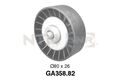 SNR GA358.82 Deflection/Guide Pulley, V-ribbed belt for FIAT LANCIA