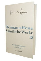 Hermann Hesse Sämtliche Werke Autobiographische Schriften 2 Teil: Bd. 12 #21