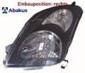 ABAKUS 218-1134R-LDEM2 Hauptscheinwerfer rechts Scheinwerfer für Suzuki 