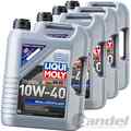 4x5 L LIQUI MOLY 1092 ÖL MOTORÖL 10W40 MOs2 LEICHTLAUF API SL ACEA A3 B4