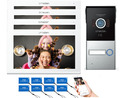 2-Draht BUS IP Video Türsprechanlage: 2MP Full HD Kamera und 4x7" WLAN Touch TFT