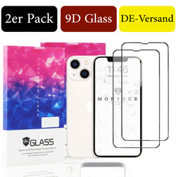 2x Panzerfolie Schutz Glas Display Full Cover für P40 P30 iPhone 14 13 Screen✔2er PACK ✔VOLLE ABDECKUNG ✔9H QUALITÄT ✔DE VERSAND