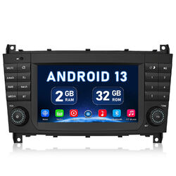 Für Mercedes Benz C Klasse W203 CLK W209 Autoradio Android 13 GPS Navi Carplay