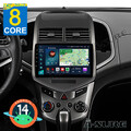 4G+64G Android 14 Autoradio CarPlay GPS SWC DSP Für Chevrolet Aveo Chevy Sonic 2
