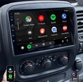 Autoradio 32GB Android 14 Carplay Für Opel Vivaro B Renault Trafic +KAM GPS Navi