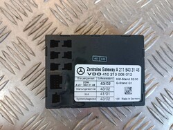 Mercedes-Benz E W211 2008 Diesel Gateway-Steuermodul A2115403145 165kW GENUINE