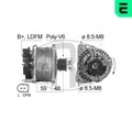 ERA Lichtmaschine Generator Lima 210823A für VW 1J6 GOLF 1J2 1J1 BORA Variant 1
