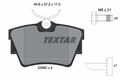 TEXTAR 2398001 TEXTAR Bremsbelagsatz, Scheibenbremse passend für FIAT