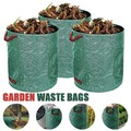 3x 500 Liter Gartensack Set Laubsack Rasensack Gartenabfallsack Gartentasche XXL