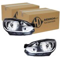 2x DIEDERICHS HALOGEN SCHEINWERFER CHROM LINKS+RECHTS passend für VW UP!