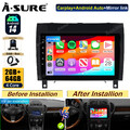 64G Android 14 AutoRadio Carplay FM DAB+ Kam GPS Navi Für Mercedes Benz SLK R171