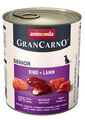 animonda GranCarno Senior Rind + Lamm 6x 800 g Hundefutter Nassfutter