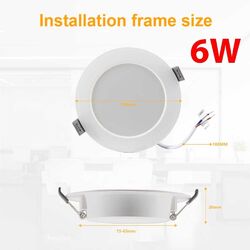 LED Panel Einbaustrahler Deckenleuchte Einbauleuchte Flach Rund Einbau Spot 230V